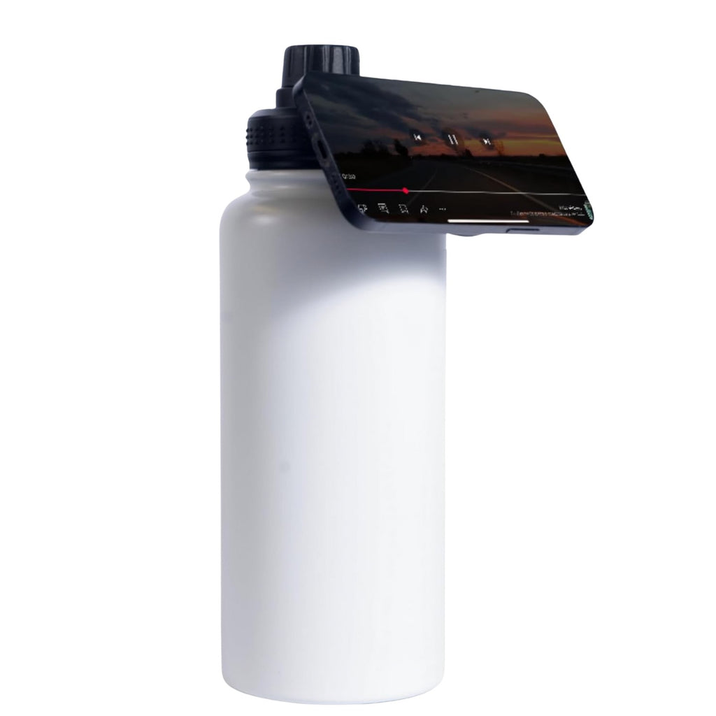 Botella para Agua Acero Inoxidable Porta Celular Universal | Termo Acero Inoxidable