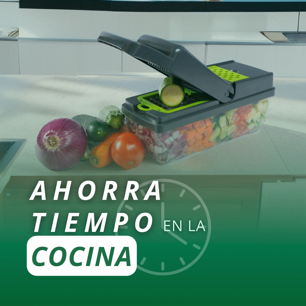 Cortador de Verduras Multifuncional | Seguro y Versátil