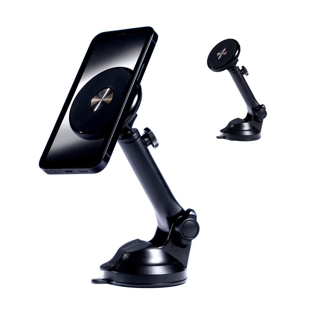 Soporte de celular para auto con ventosas ajustable para tablero o parabrisas