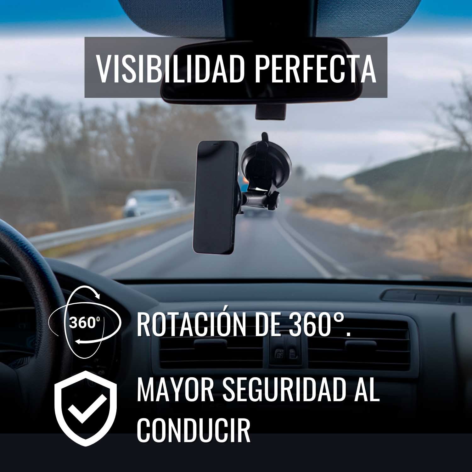Porta Celular Magnético para Auto | Seguro y Ajustable