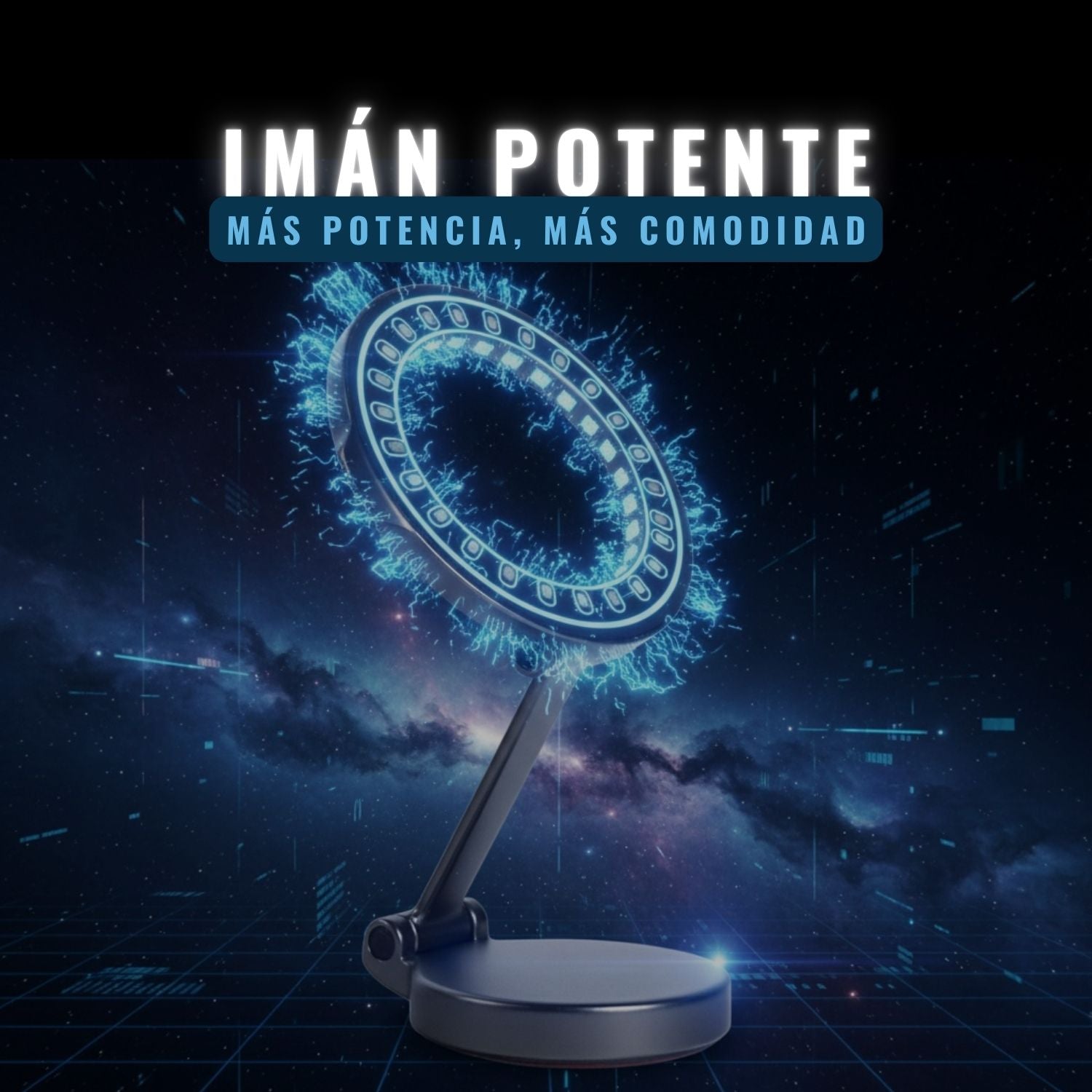 Soporte Magnético para Celular | Ajustable y Firme para Tablero de Auto