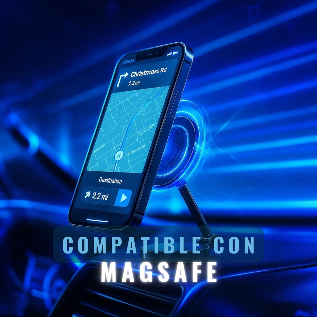 Soporte Magnético para Celular | Ajustable y Firme para Tablero de Auto