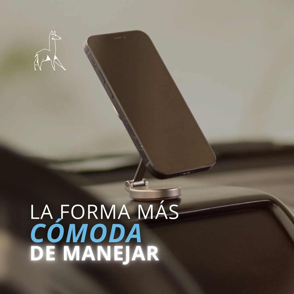 Soporte Magnético para Celular | Ajustable y Firme para Tablero de Auto