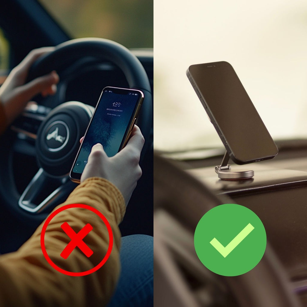 Soporte Magnético para Celular | Ajustable y Firme para Tablero de Auto