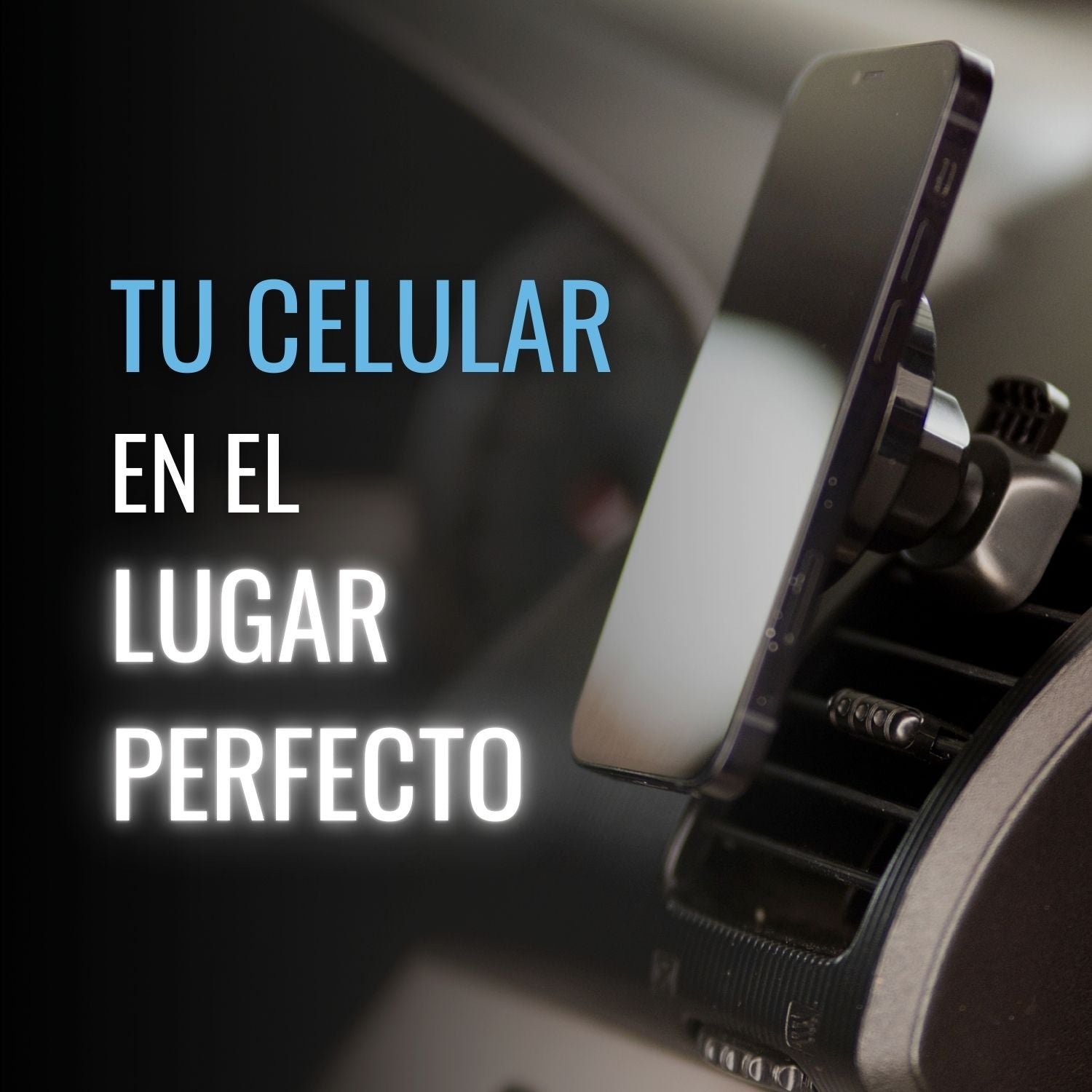 Soporte Magnético para Celular | Aire Acondicionado | Compacto y Seguro