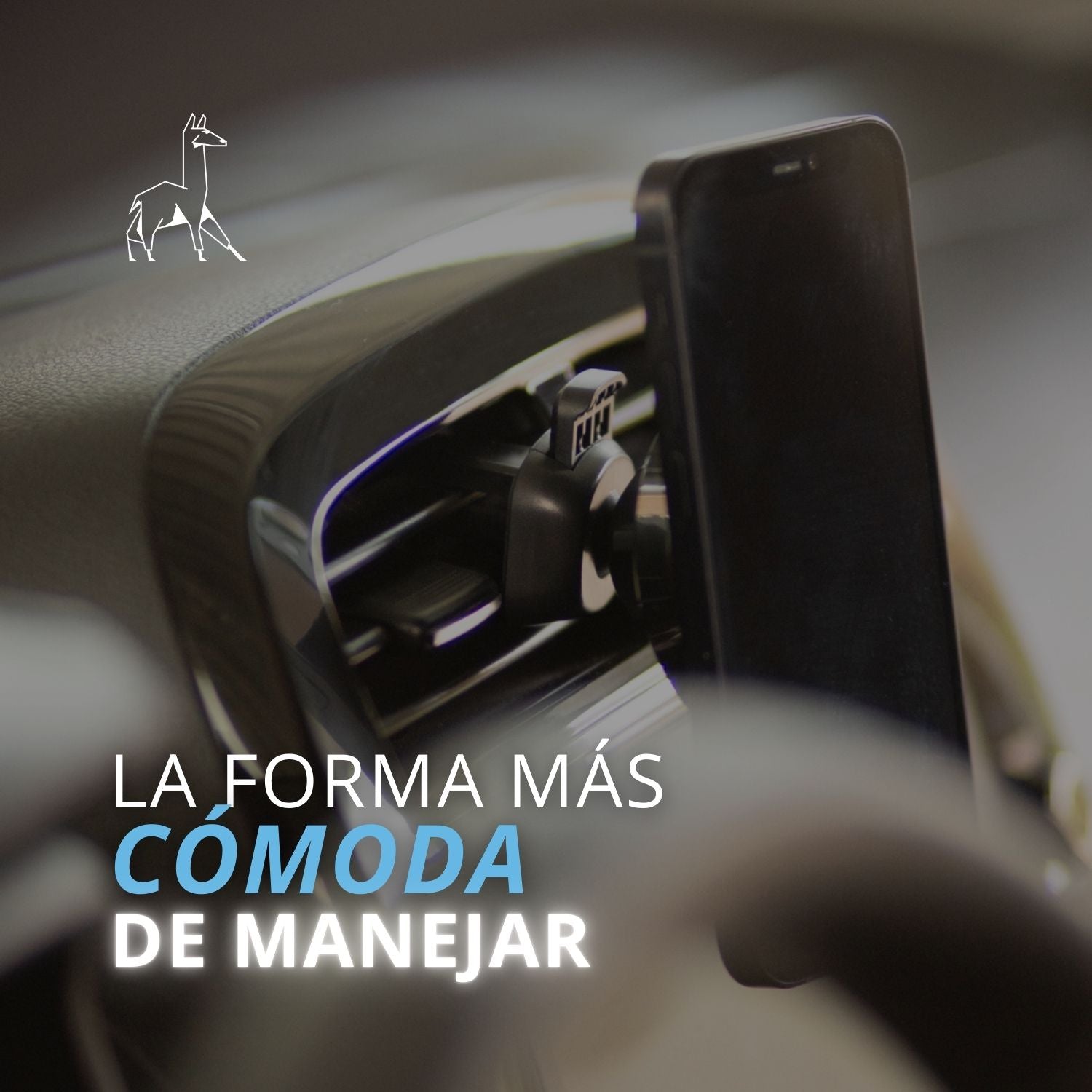 Soporte Magnético para Celular | Aire Acondicionado | Compacto y Seguro