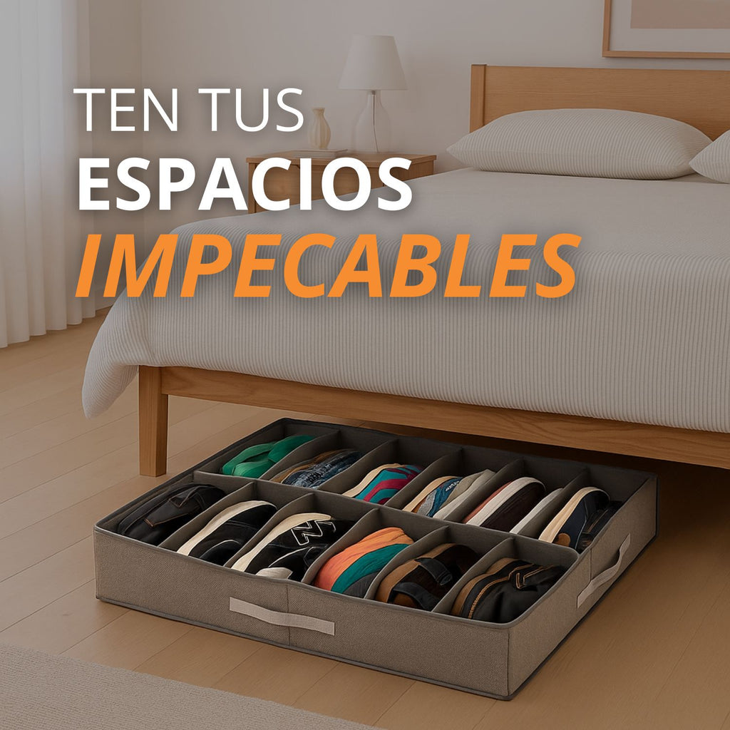 Zapatera Bajo Cama | Organiza tus Zapatos y Ahorra Espacio