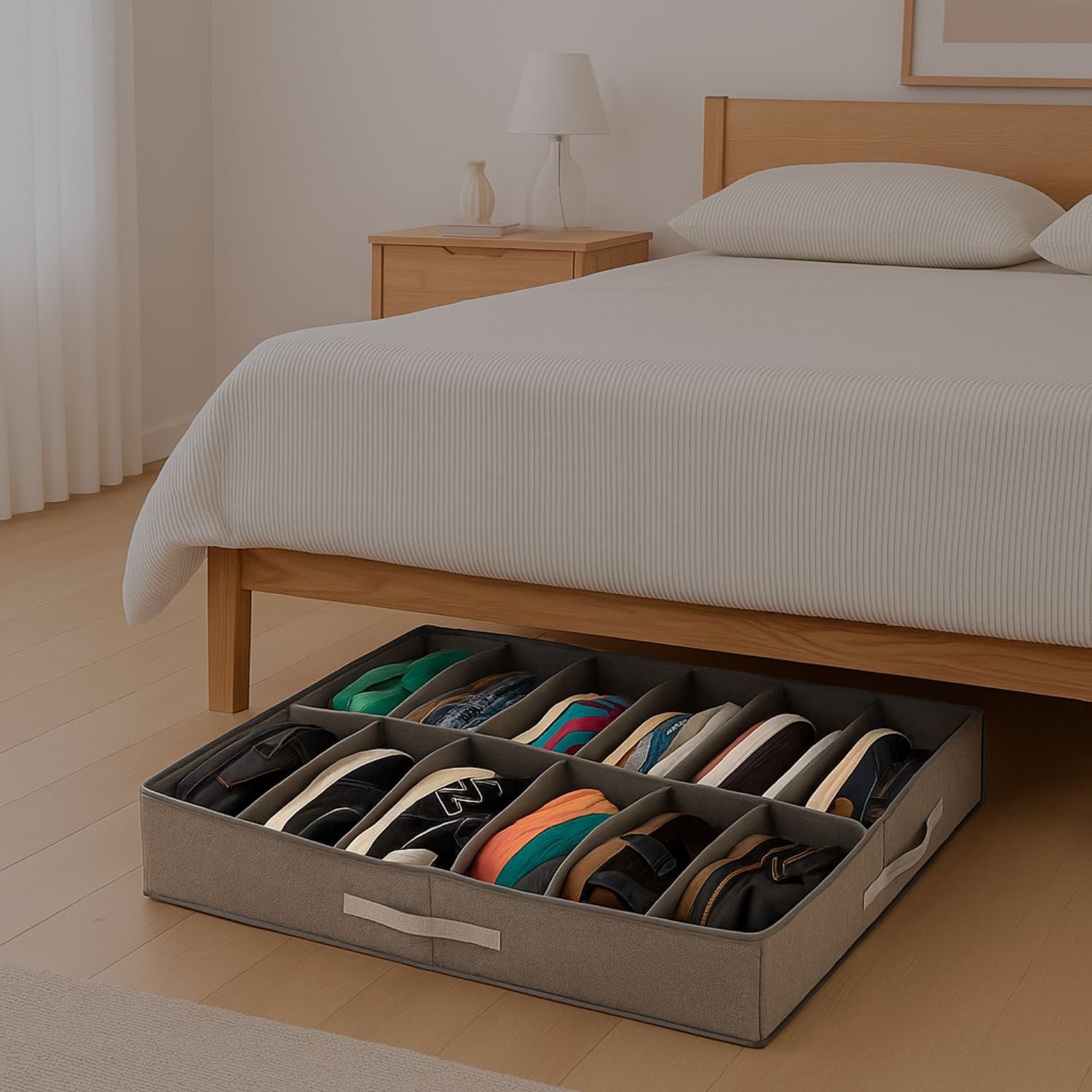 Zapatera Bajo Cama | Organiza tus Zapatos y Ahorra Espacio