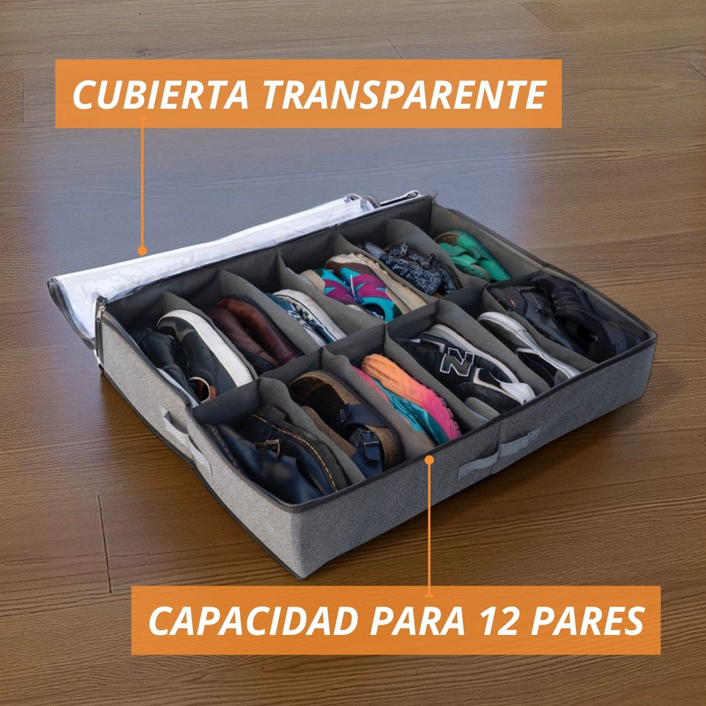 Zapatera Bajo Cama | Organiza tus Zapatos y Ahorra Espacio