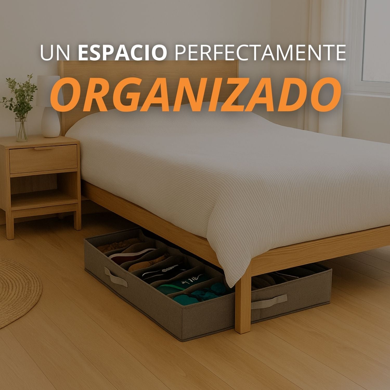 Zapatera Bajo Cama | Organiza tus Zapatos y Ahorra Espacio