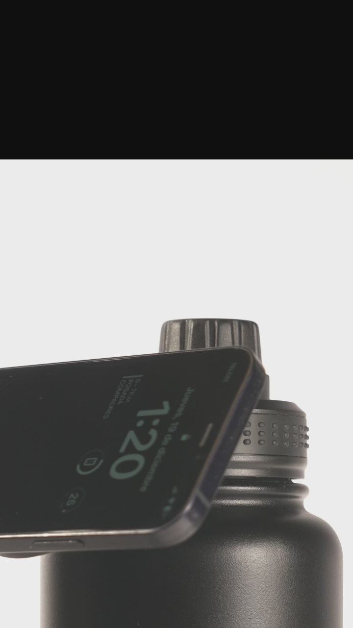 Botella para Agua Acero Inoxidable Porta Celular Universal | Termo Acero Inoxidable